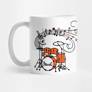 BATERIA CON NOTAS 1 Mug